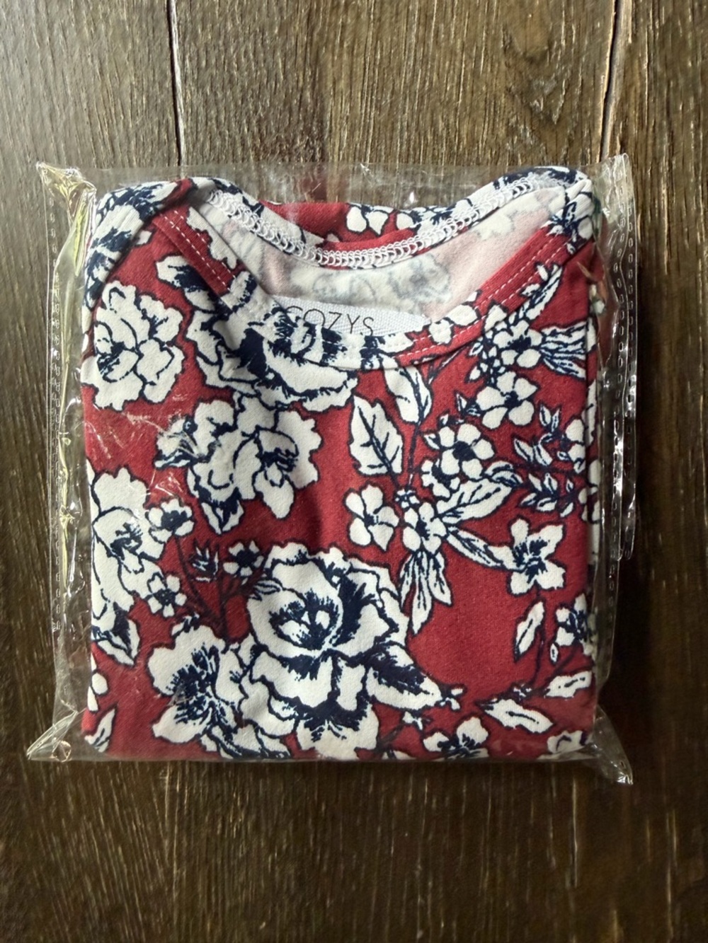 Cozys Floral Newborn Knotted Sleep Gown